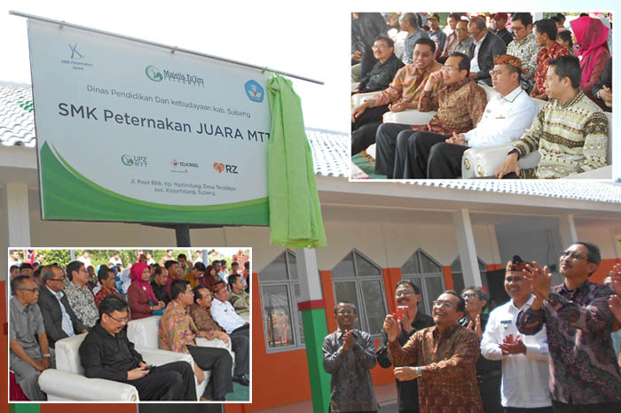 Mentan Sambut Positif SMK Peternakan di Subang